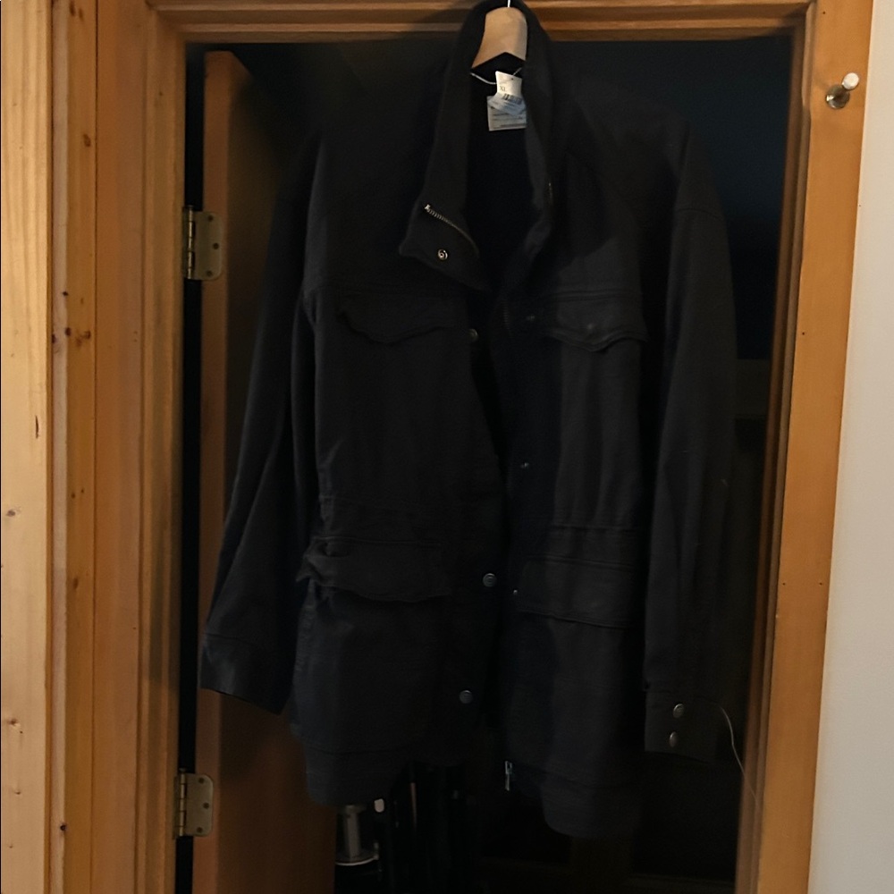 Free People Dark Utility Jacket